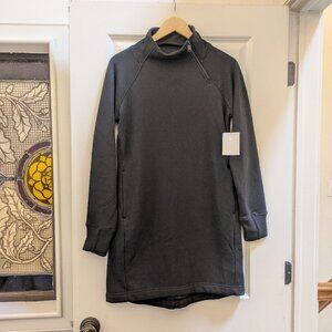 NWT Athleta Cozy Karma Dress Black XS